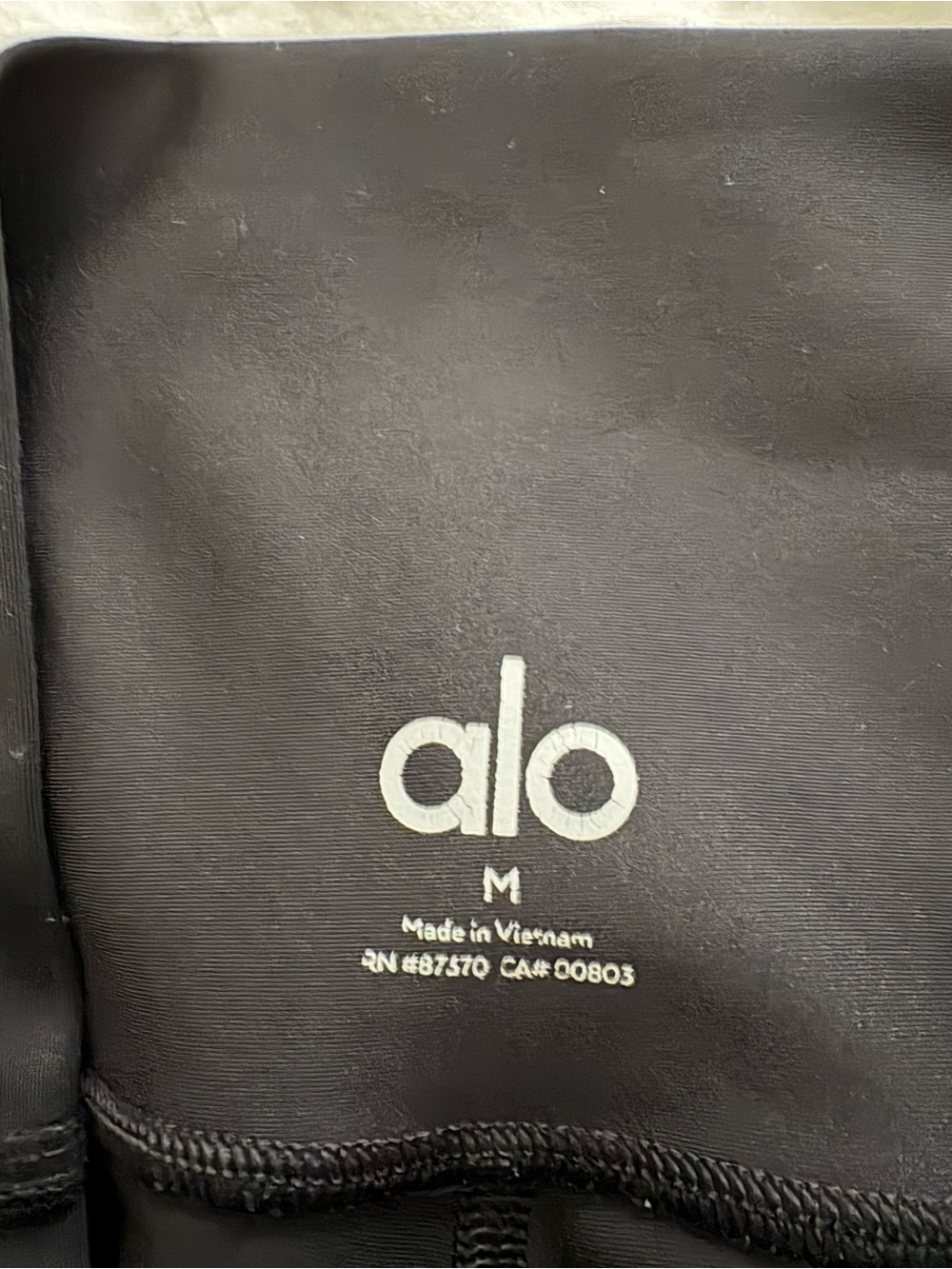 Alo High-Waist Airlift 7/8 Black Leggings - Picture 7 of 8